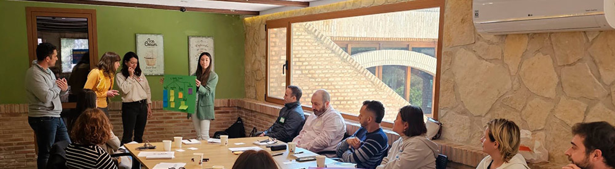 equipo de Sanlucar participando en el workshop de Intelema